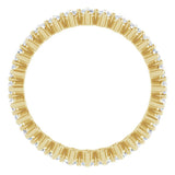 14K Yellow Gold 1/2 CTW Natural Diamond Eternity Band