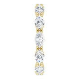 14K Yellow Gold 1 1/3 CTW Lab-Grown Diamond Eternity Band Size 4