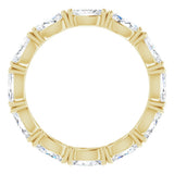 14K Yellow Gold 1 1/3 CTW Lab-Grown Diamond Eternity Band Size 4
