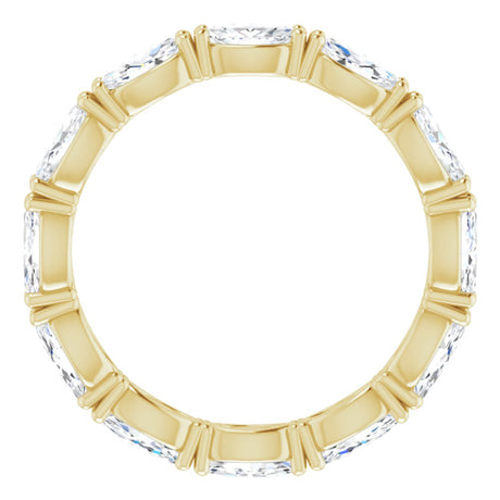 14K Yellow Gold 1 1/3 CTW Lab-Grown Diamond Eternity Band Size 4