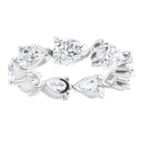 14K White Gold 2 3/4 CTW Lab-Grown Diamond Eternity Band