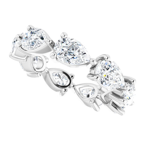 14K White Gold 2 3/4 CTW Lab-Grown Diamond Eternity Band