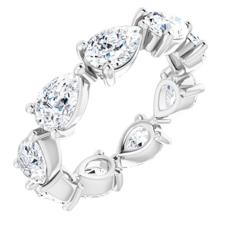 14K White Gold 2 3/4 CTW Lab-Grown Diamond Eternity Band