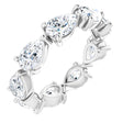 14K White Gold 2 3/4 CTW Lab-Grown Diamond Eternity Band