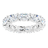 14K White Gold 4 CTW Lab-Grown Diamond Eternity Band