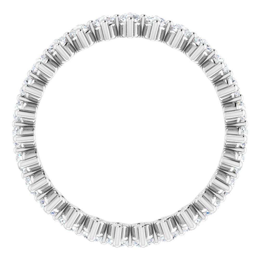 14K White Gold 3/4 CTW Lab-Grown Diamond Eternity Band