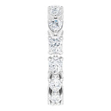 14K White Gold 2 CTW Lab-Grown Diamond Eternity Band
