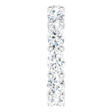 14K White Gold 4 CTW Lab-Grown Diamond Eternity Band