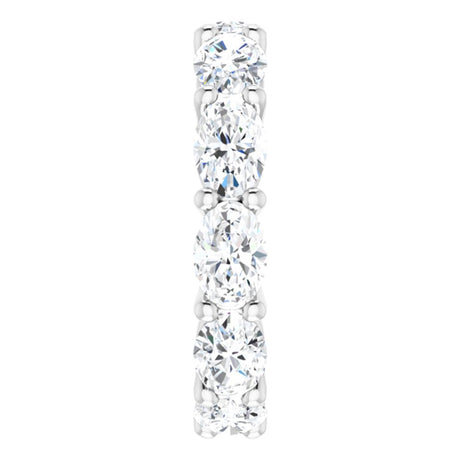 14K White Gold 4 CTW Lab-Grown Diamond Eternity Band