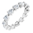 14K White Gold 2 CTW Lab-Grown Diamond Eternity Band