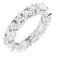 14K White Gold 4 CTW Lab-Grown Diamond Eternity Band