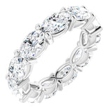 14K White Gold 4 CTW Lab-Grown Diamond Eternity Band