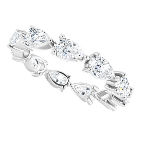 14K White Gold 2 1/5 CTW Lab-Grown Diamond Eternity Band