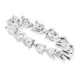 14K White Gold 2 CTW Lab-Grown Diamond Eternity Band