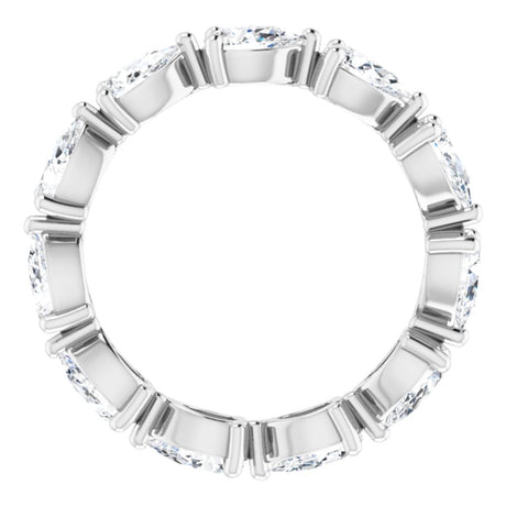 14K White Gold 2 1/5 CTW Lab-Grown Diamond Eternity Band