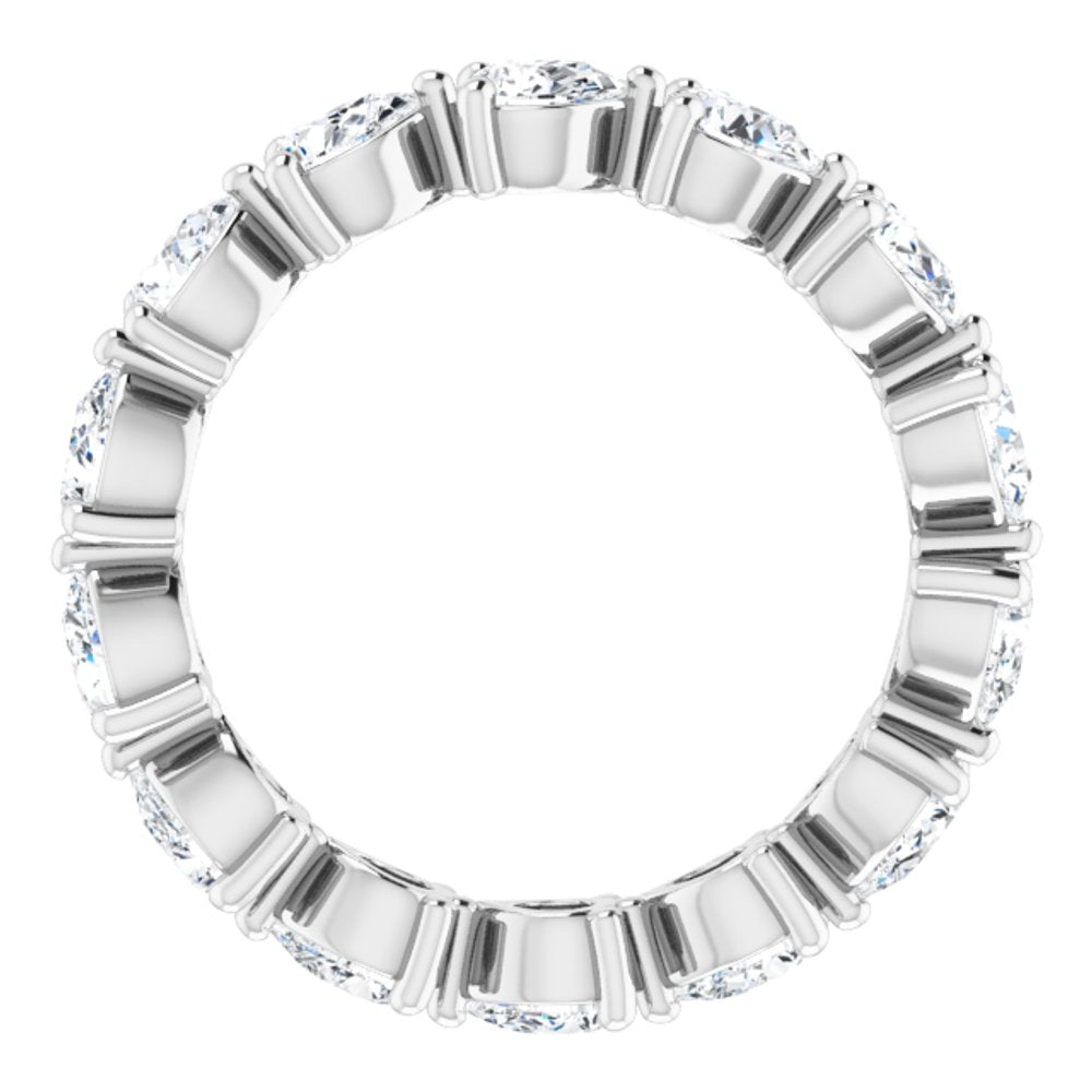 14K White Gold 2 CTW Lab-Grown Diamond Eternity Band