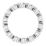 14K White Gold 2 CTW Lab-Grown Diamond Eternity Band