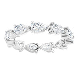 14K White Gold 2 1/5 CTW Lab-Grown Diamond Eternity Band