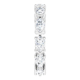 14K White Gold 2 1/5 CTW Lab-Grown Diamond Eternity Band