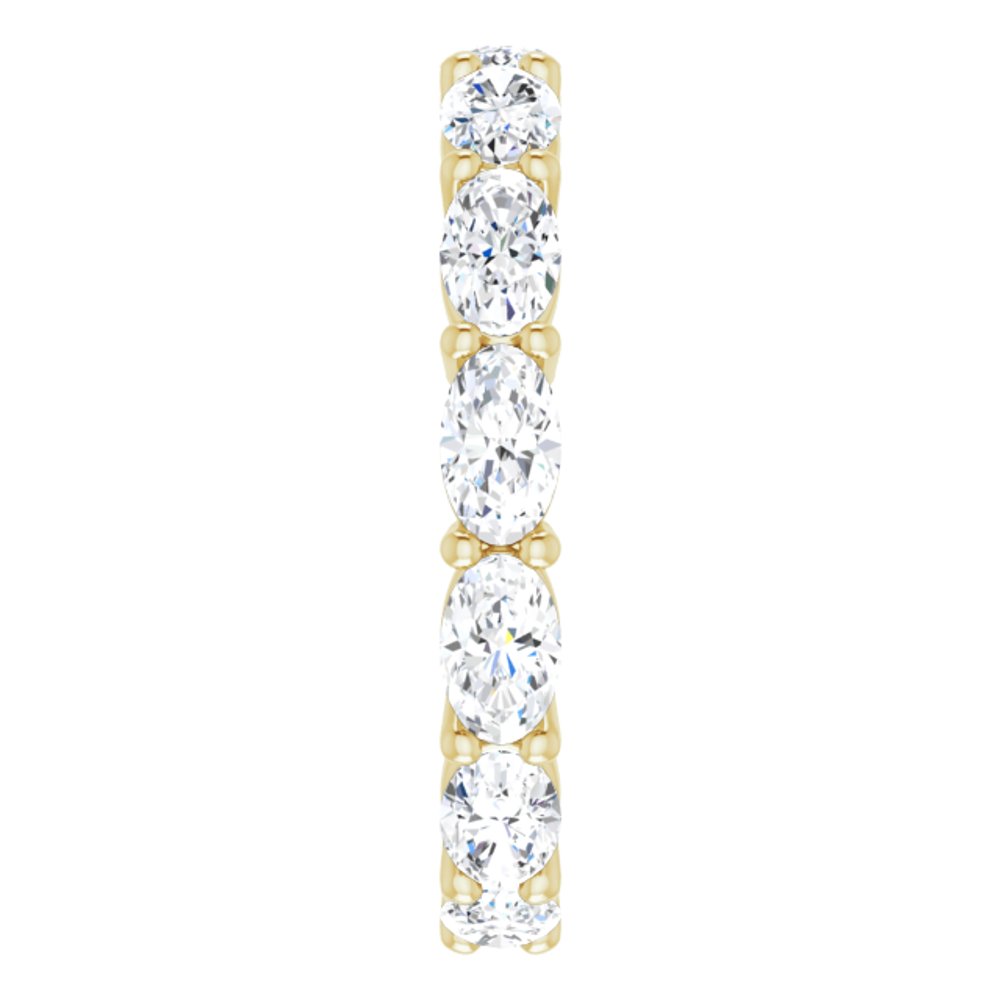 14K Yellow Gold 2 1/2 CTW Lab-Grown Diamond Eternity Band