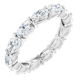 14K White Gold 2 1/2 CTW Lab-Grown Diamond Eternity Band