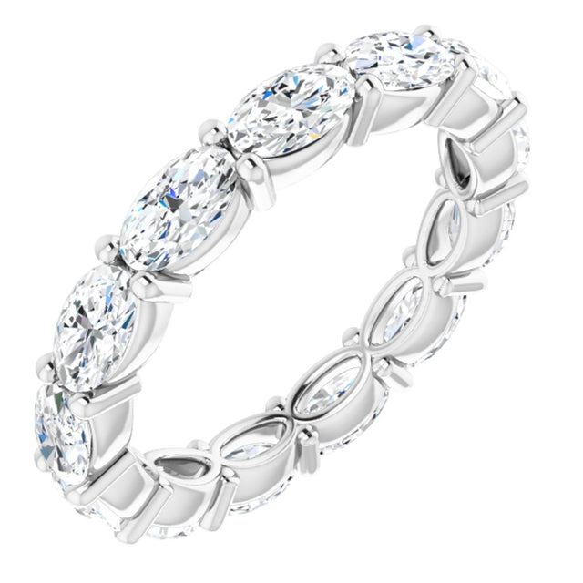 14K White Gold 2 1/2 CTW Lab-Grown Diamond Eternity Band