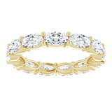 14K Yellow Gold 2 1/2 CTW Lab-Grown Diamond Eternity Band