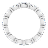 14K White Gold 3 CTW Natural Diamond Eternity Band