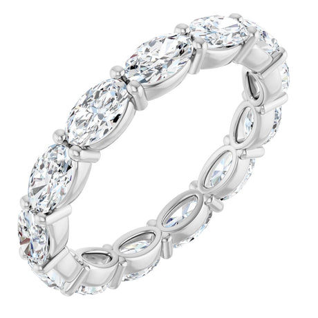 14K White Gold 2 1/2 CTW Lab-Grown Diamond Eternity Band