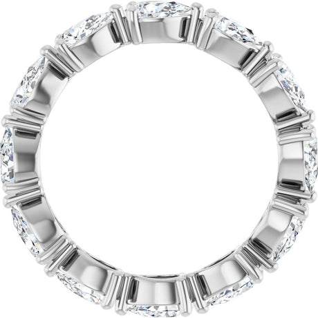 14K White Gold 2 3/8 CTW Lab-Grown Diamond Eternity Band