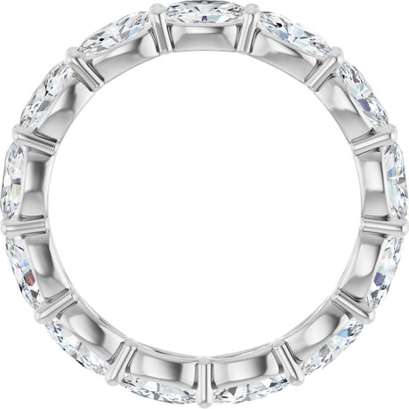 14K White Gold 3 1/4 CTW Natural Diamond Eternity Band