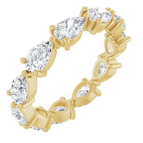 14K Yellow Gold 2 3/4 CTW Lab-Grown Diamond Eternity Band