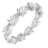14K White Gold 2 3/4 CTW Lab-Grown Diamond Eternity Band