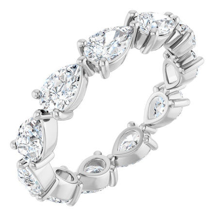 14K White Gold 2 3/4 CTW Lab-Grown Diamond Eternity Band