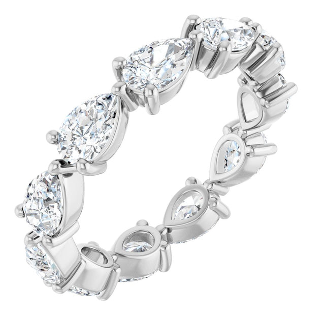 14K White Gold 2 3/4 CTW Lab-Grown Diamond Eternity Band