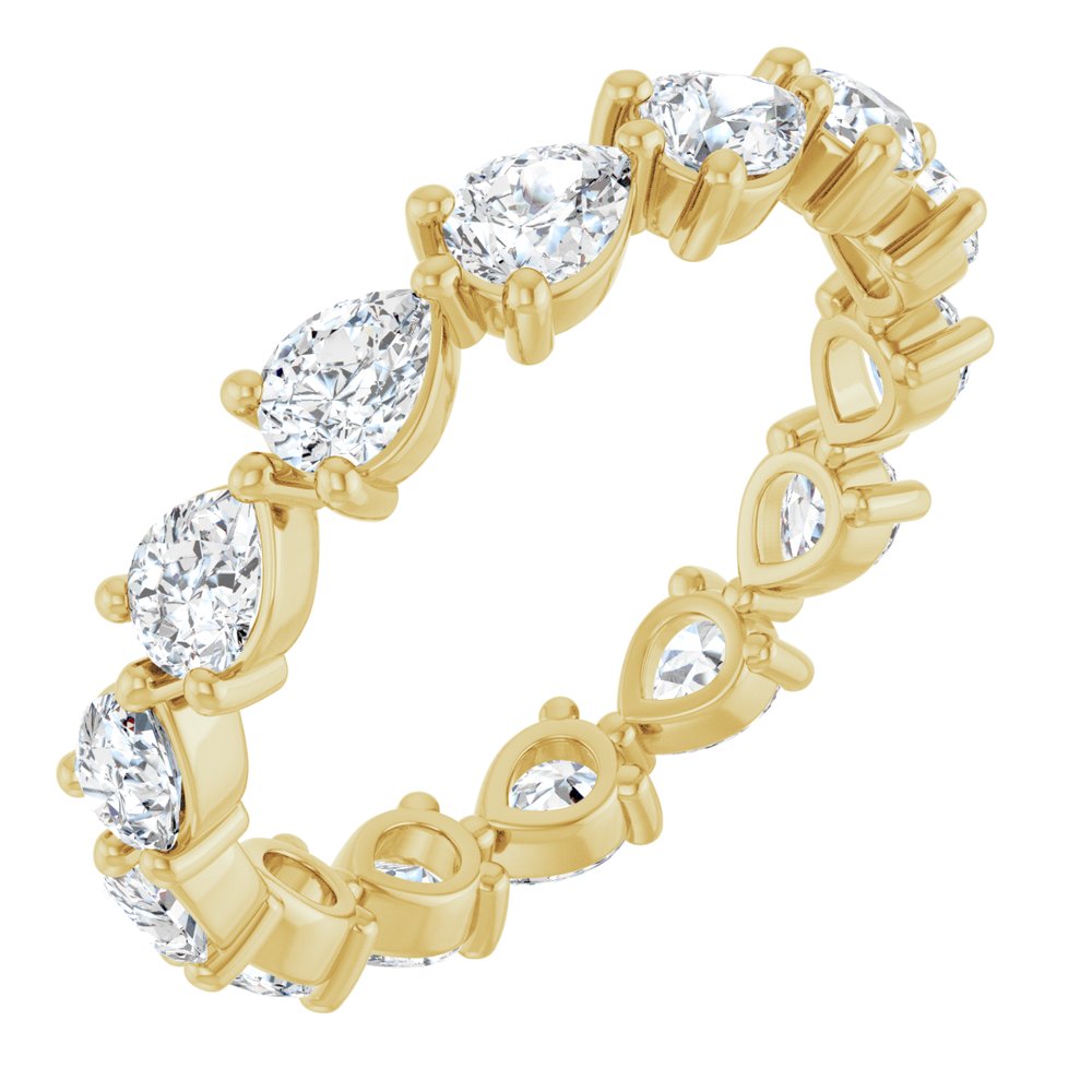 14K Yellow Gold 2 CTW Lab-Grown Diamond Eternity Band