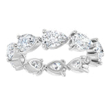 14K White Gold 3 CTW Lab-Grown Diamond Eternity Band