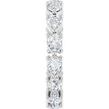 14K White Gold 2 CTW Lab-Grown Diamond Eternity Band