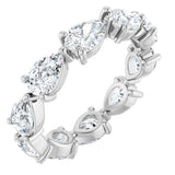 14K White Gold 3 CTW Lab-Grown Diamond Eternity Band