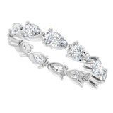 14K White Gold 2 3/8 CTW Lab-Grown Diamond Eternity Band