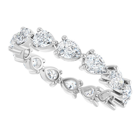14K White Gold 2 CTW Lab-Grown Diamond Eternity Band