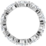 14K White Gold 3 CTW Lab-Grown Diamond Eternity Band
