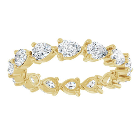 14K Yellow Gold 2 CTW Natural Diamond Eternity Band