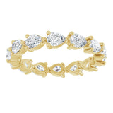 14K Yellow Gold 2 CTW Lab-Grown Diamond Eternity Band