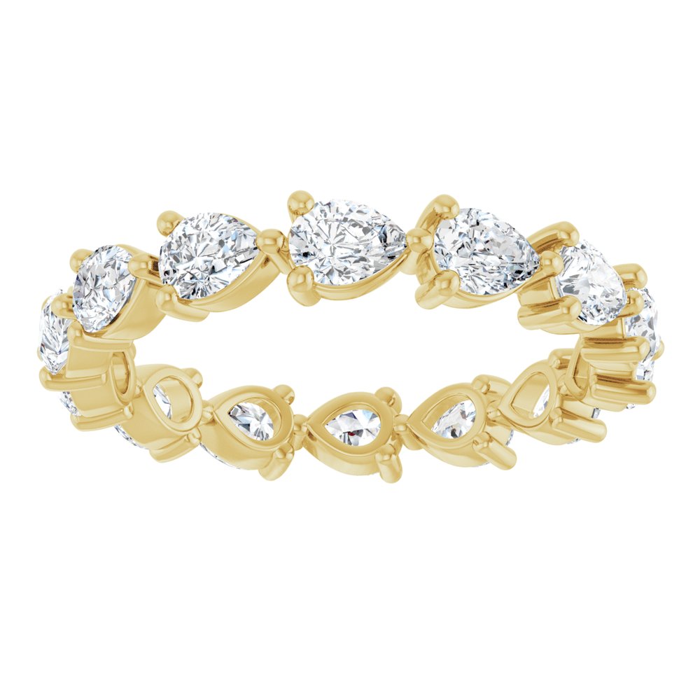 14K Yellow Gold 1 7/8 CTW Natural Diamond Eternity Band