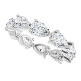 14K White Gold 3 CTW Lab-Grown Diamond Eternity Band