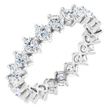 14K White Gold 1 3/4 CTW Natural Diamond Eternity Band