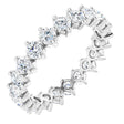 14K White 1 3/4 CTW Natural Diamond Eternity Band