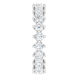 14K White Gold 1 3/4 CTW Natural Diamond Eternity Band