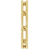 14K Yellow Gold 3 mm Chain Link Band Size 7